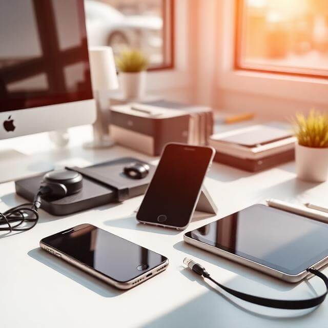 Smartphones and tablets